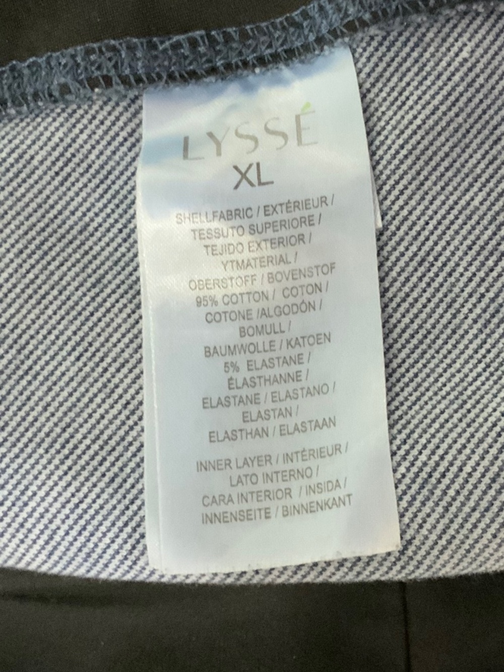 Lysse Denim Skinny High Waisted Jean Legging Size XL - Picture 7 of 8